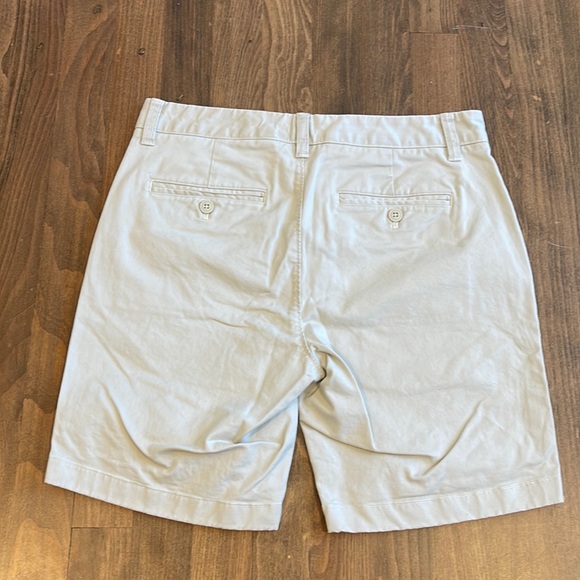 BONOBOS MEN’s 7” INSEAM KHAKI SHORTS BUTTON POCKET CHINO BOAT FLAT FRONT SZ 29 - Picture 4 of 6